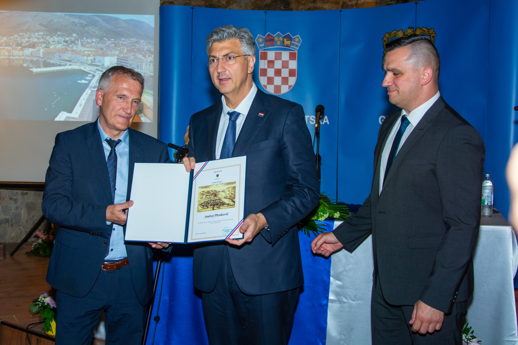 Plenkoviću  zahvalnica  grada  Senja