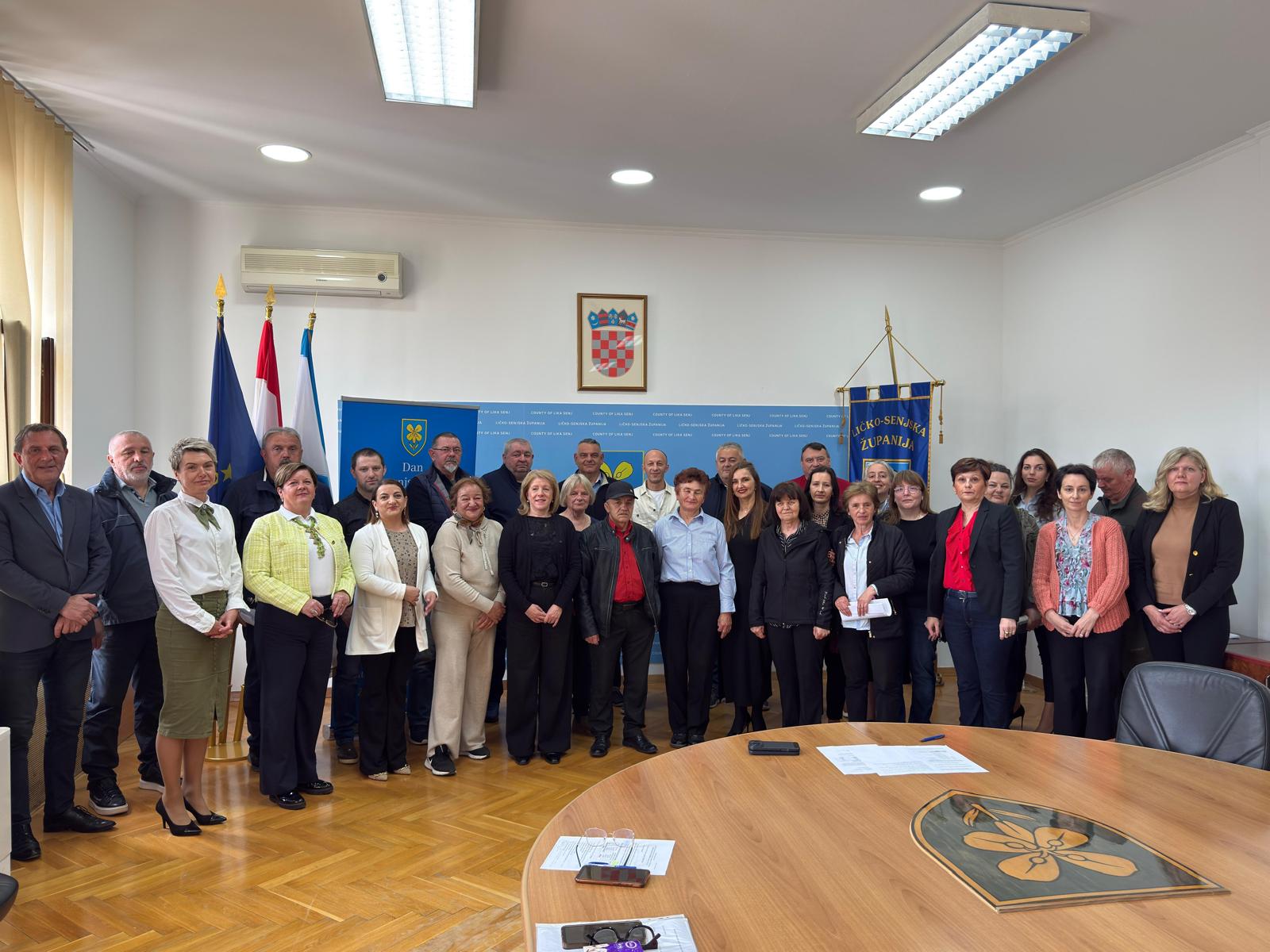 Ličko-senjska županija dodijelila 133.500 eura udrugama za 2026. godinu