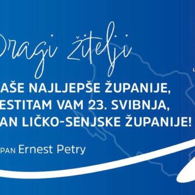 Čestitka  župana  povodom  dana Ličko  senjske  županije