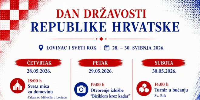 Proslava  Dana  državnosti  u  Lovincu