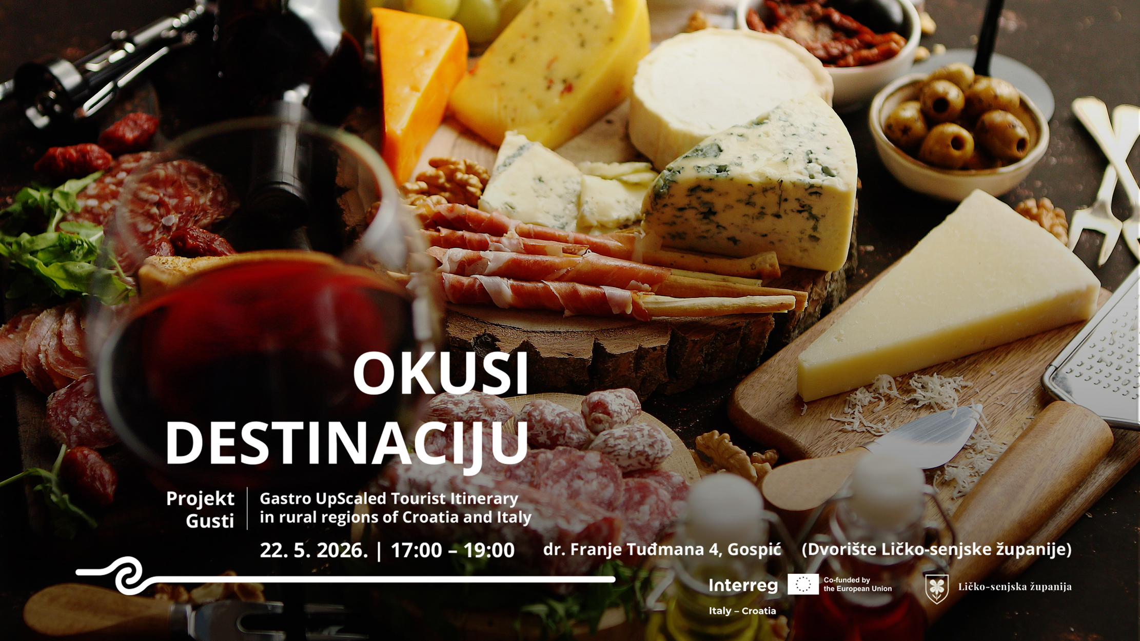 Projekt GUSTI vas poziva na događaj „Okusi destinaciju“ u Gospiću