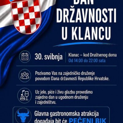 HDZ u Klancu za Dan državnosti peče bika
