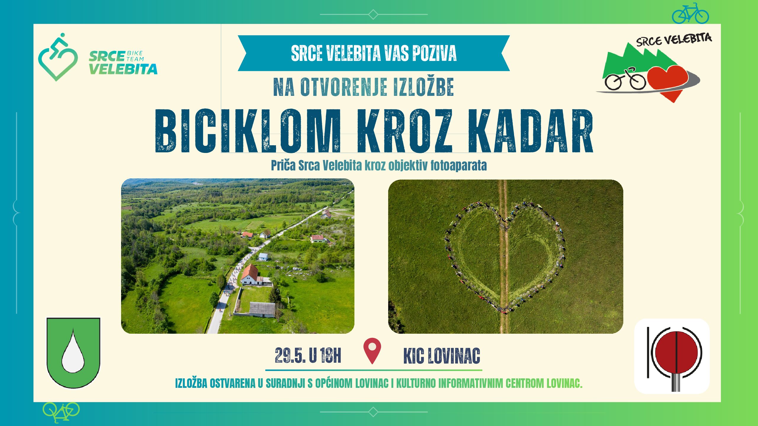 Otvorenje izložbe „Biciklom kroz kadar – Priča Srca Velebita kroz objektiv fotoaparata“