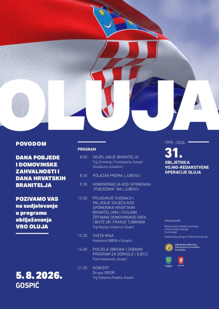 Oluja 2026 Gospić