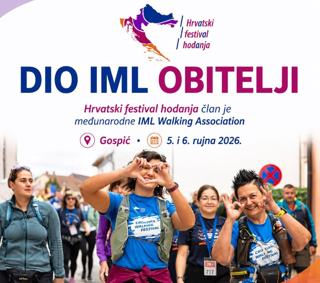 Gospić početkom rujna ponovno u znaku hodanja: Stiže 8. Hrvatski festival hodanja